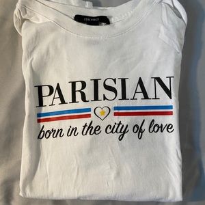 White Parisian t-shirt from H&M